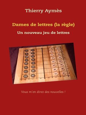 cover image of Dames de lettres (la règle)